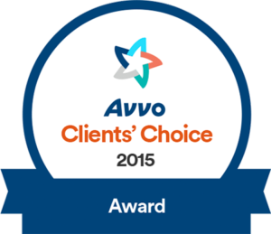 Avvo Clients Choice 2015 award