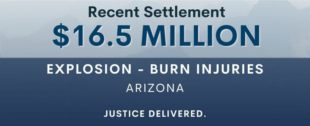 $16.5 Million burn settlement awarded